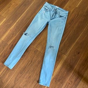 HUDSON MIDRISE NICO SIZE 25 SUPER SKINNY JEAN